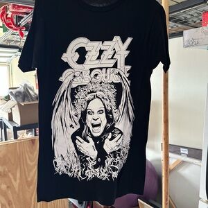 Black Ozzy Osbourne Graphic T-Shirt